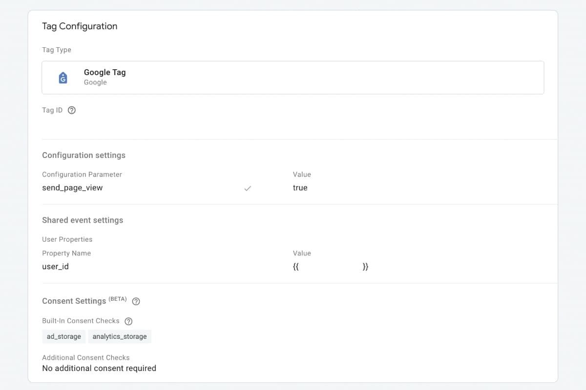Calibrating Google Analytics 4 Tag for User IDs in Google Tag Manager